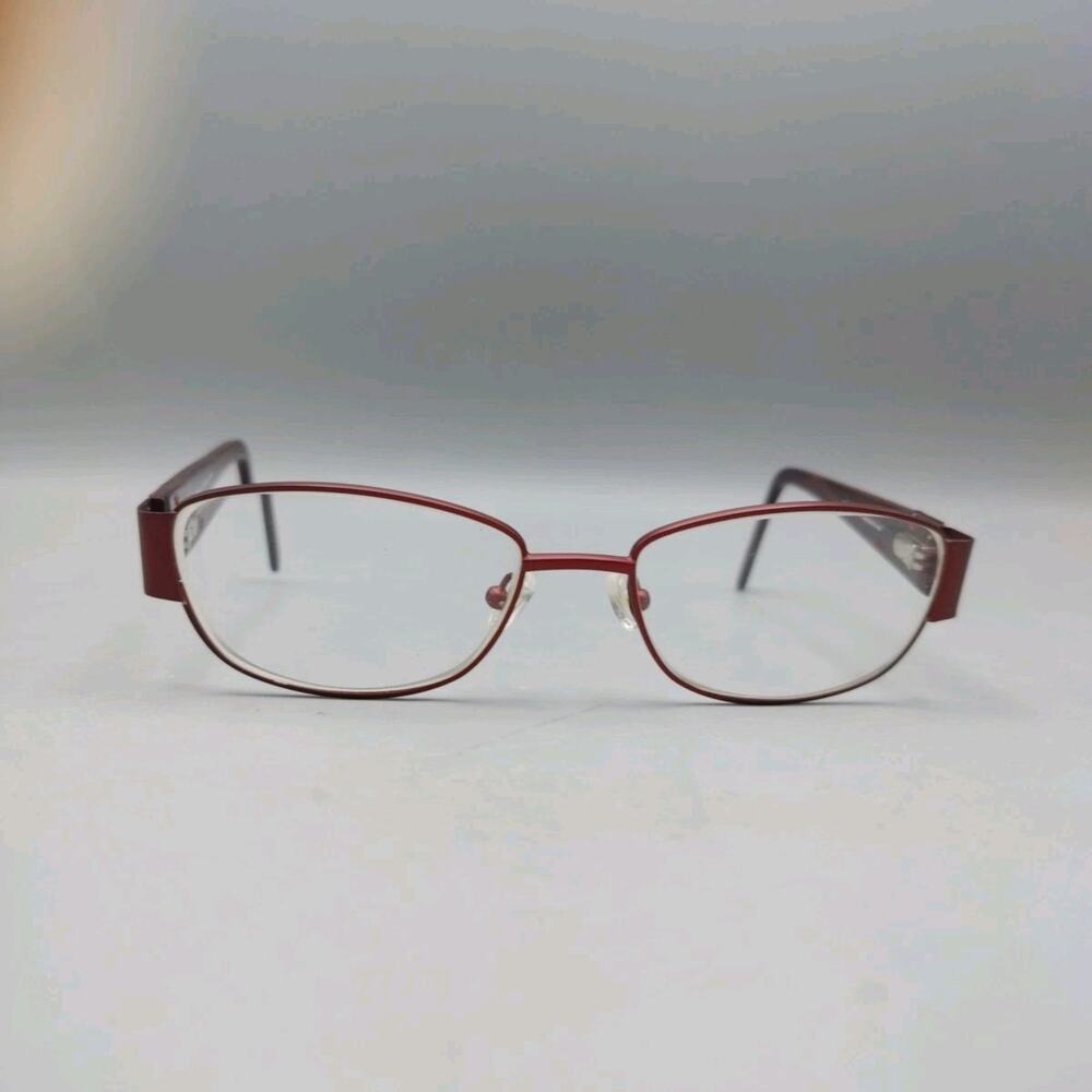 Eleanor by Alexander Collection Eyeglasses Frames Red Copper 55-17
